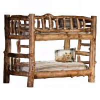 Aspen Deluxe Log Bunk Bed