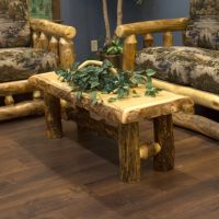 Aspen Log Coffee Table