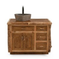Aspen Valley Rustic Barnwood Vanity