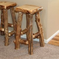Light Aspen Pub Stool