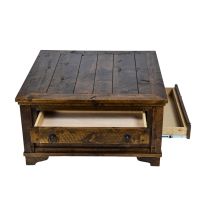 Autumn Comfort 4 Drawer Coffee Table Dark Walnut