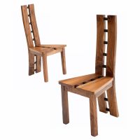 Avant Garde Golden Walnut Dining Chair