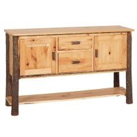 Saranac Hickory 2 Door 2 Drawer Log Server