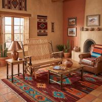 Hickory Log Glider: Some lifestyle images are created with AI for visualization purposes. Crafted from natural solid wood, each piece is unique and will vary.