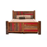 Americana Barn Wood Bed in Vintage Colors