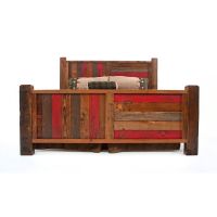 Americana Barn Wood Bed in Vintage Colors