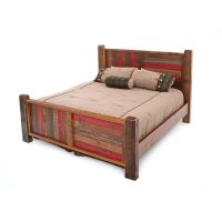 Americana Barn Wood Bed in Vintage Colors