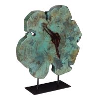 Bahati Blue Wood Sculpture