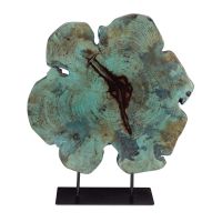 Bahati Blue Wood Sculpture