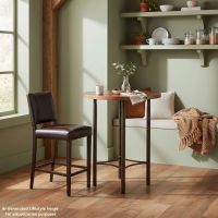 Copper Pub Table: This image was generated or modified using AI for visualization purposes.
