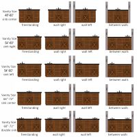 Vanity Layouts for 48-72