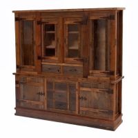Reclaimed Heritage Oakridge Barn Wood Buffet & Hutch