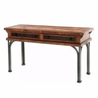 Red River Rustic Reclaimed 2 Drawer Sofa Table