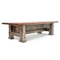 Stony Brooke Rustic Reclaimed Extension Dining Table
