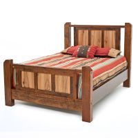 Stony Brooke Barn Wood Panel Bed - Oak Panels