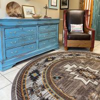 Barrel Rug - Worn Saddle
