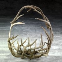 Antler Round Basket