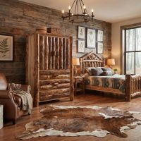 Aspen Armoire: Some lifestyle images are created with AI for visualization purposes. Crafted from natural solid wood, each piece is unique and will vary.