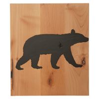 Bear on Pine Panel