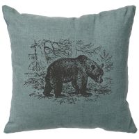 Bear Scene Decor Pillow - Ocean Linen