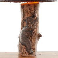 Hand Carved Bear Detail