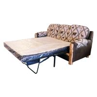 Beartooth Aspen Mountain Comfort Upholstered Sleeper Sofa - Natural Log - Addison Sand Main Upholstery