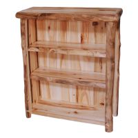 Beartooth Aspen Medium Bookcases - 39" - Wild Panel & Natural Log