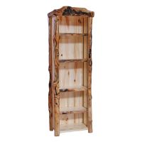 Beartooth Aspen XL Bookcase - 27" - Natural Panel & Gnarly Log