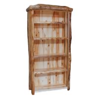 Beartooth Aspen XL Bookcase - 39" - Wild Panel & Natural Log