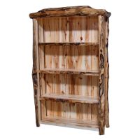 Beartooth Aspen XL Bookcase - 45" - Wild Panel & Gnarly Log