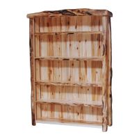 Beartooth Aspen XL Bookcase - 54" - Wild Panel & Gnarly Log