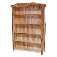 Beartooth Aspen XL Bookcase - 54" - Wild Panel & Natural Log