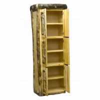 Beaver Creek Aspen 3 Tier Log Linen Closet