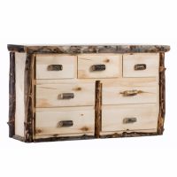 Beaver Creek Aspen 7 Drawer Log Dresser