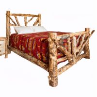 Beaver Creek Aspen Broken Bow Log Bed