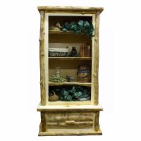 Beaver Creek Aspen Franklin Style Rustic Bookcase