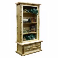 Beaver Creek Aspen Franklin Style Rustic Bookcase