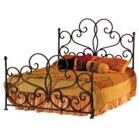 Emily Elegant Forged Rustic Bed