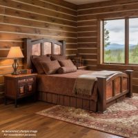 Copper Bed: This image was generated or modified using AI for visualization purposes.