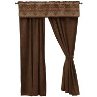 Bison Ridge III Drape Panel & Valance Set