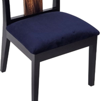 Blue Velvet Seat Cushion