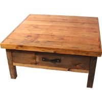 Rocky Creek Barnwood Square Coffee Table