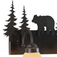 Bozeman 2-Light Burnished Bronze Vanity Light