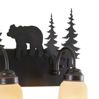 Bozeman 2-Light Burnished Bronze Vanity Light