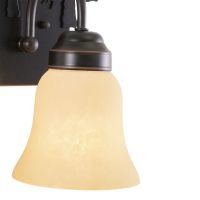 Bozeman 2-Light Burnished Bronze Vanity Light