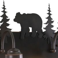 Bozeman 2-Light Burnished Bronze Vanity Light