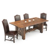 Bristol Dining Chair - Burnt Umber Cypress Leather