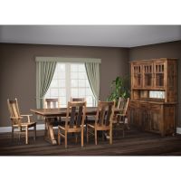 Bristol Barn Wood Dining Collection - Glaze #3 Finish