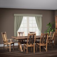 Bristol Barn Wood Dining Collection - Glaze #3 Finish