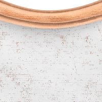 67" Hammered Copper Double Slipper Bathtub with Rings in Glazed White Detail